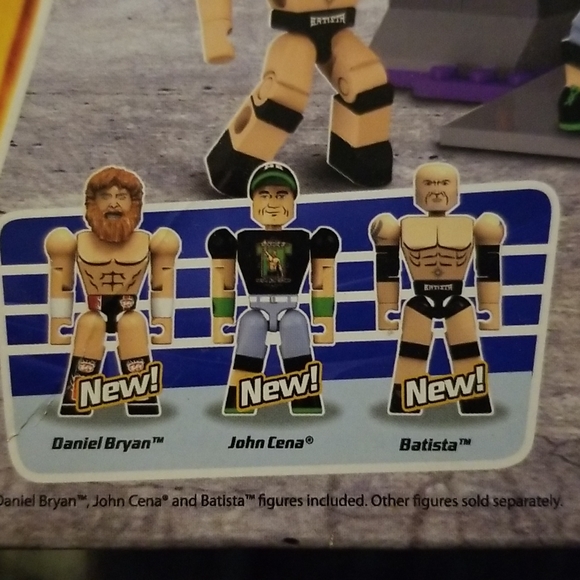 WWE Stackdown Wrestlemania 30 Entrance Set Inc Daniel Bryan, John Cena, Bautista - Picture 3 of 8